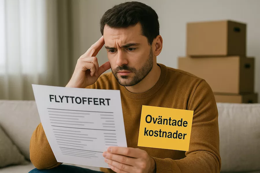 Därför kan det bli dyrare än du trodde – dolda kostnader vid flytt